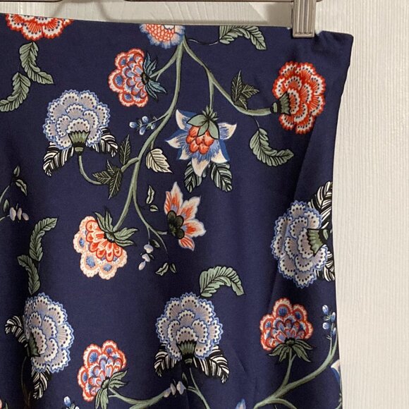 Loft Petite Floral Bias Midi Skirt Size MP NWT - Picture 5 of 8